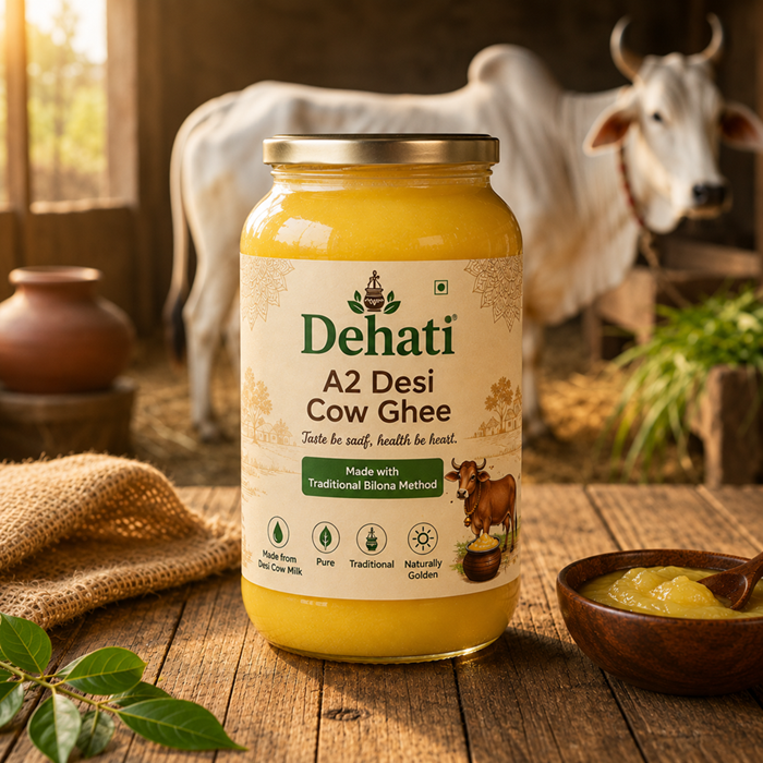 Dehati A2 Desi Cow Ghee | Traditional Bilona Method | 100% Pure